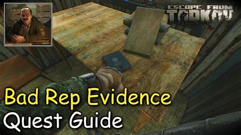 Here's a quick task guide that will show you how to do Bad Rep Evidence, Prapor Task with map and directions that will help you get the task done. Since Fact... 